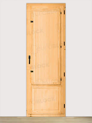 Ventana madera de pino basic practicable de 60x80 cm